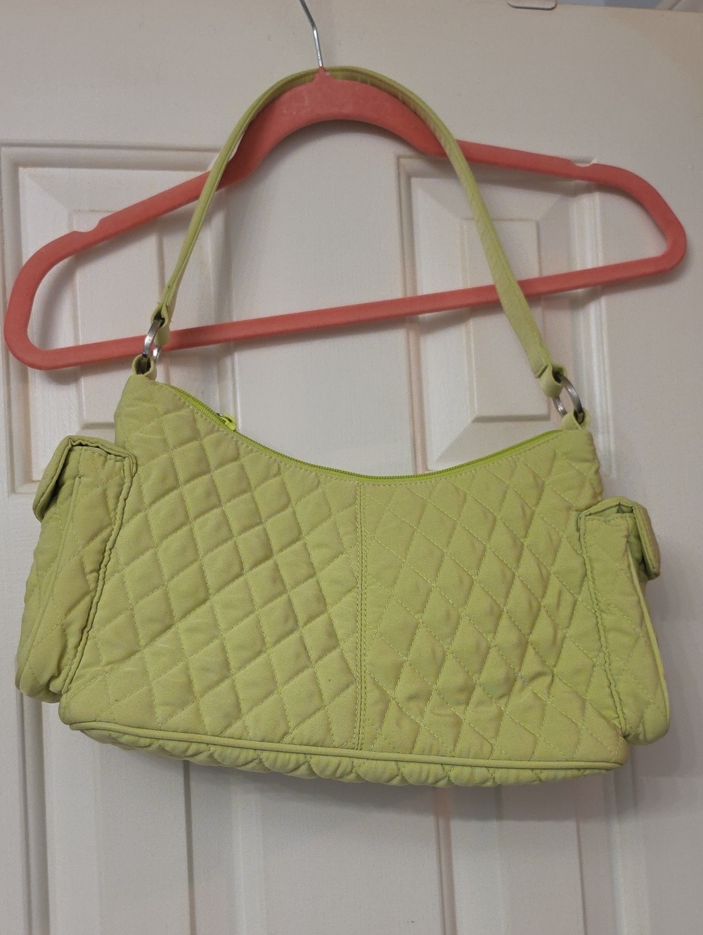 Vera Bradley Quilted Light Lime Shoulder Bag - Everyday Quilted Tote